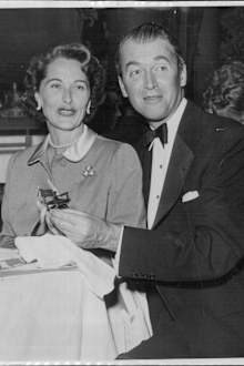 Hollywood actor Jimmy Stewart and wife Gloria Stewart.