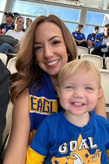 Brittany Hoskins and her daughter