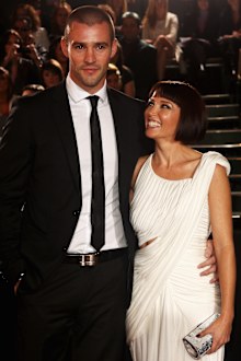 Dannii Minogue and Kris Smith 