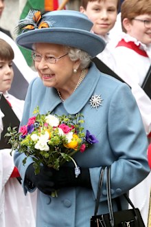 Kate Middleton earrings Meghan Markle Birks Commonwealth Day Queen Elizabeth brooch