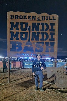 Senior Constable Alex Sunderland said Broken Hill offered career and lifestyle benefits, as well as being a more affordable place to live.