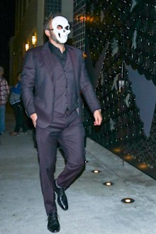 Ben Affleck is seen attending a masquerade ball in October 2019