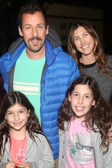 Adam Sandler, Jackie Sandler, Sunny Sandler and Sadie Sandler pictured in 2016.