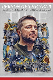 Volodymyr Zelenskyy and "the spirit of Ukraine" have been recognised as Time's Person of the Year 2022.