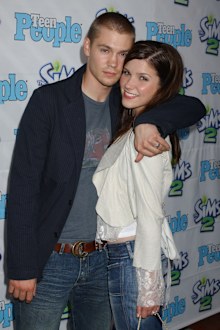Chad Michael Murray and Sophia Bush during 1st Annual Teen People Young Hollywood Issue in 2004.