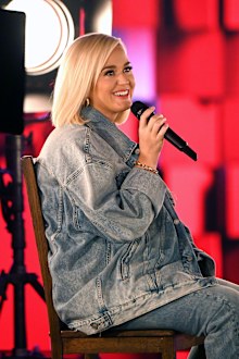 Katy Perry performs onstage for the 2020 American Music Awards at Microsoft Theater on November 22, 2020.