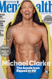 Michael Clarke unveils major body transformation for Men's Health magazine.