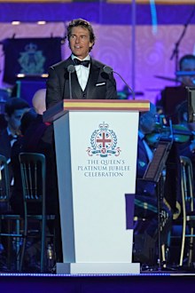 Tom Cruise at the Queen's Platinum Jubilee event