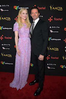 Nicole Kidman and Hugh Jackman attend the 7th AACTA International Awards at Avalon Hollywood in Los Angeles on January 5, 2018 in Hollywood, California.