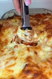The Tiktok baked pasta hack results look gorgeous