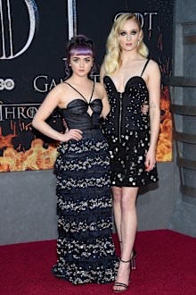 Maisie Williams and Sophie Turner