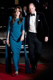 Prince William, Prince of Wales and Catherine, Princess of Wales arrive for the Royal Variety Performance before the Royal Variety Performance at the Royal Albert Hall on November 30, 2023 in London, England.