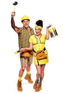 Jimmy and Tam competing on the 2020 season of The Block. 
