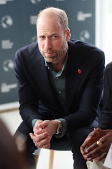 CAPE TOWN, SOUTH AFRICA - NOVEMBER 04: Prince William, Prince of Wales is seen during his visit to the Earthshot Prize Climate Leaders Youth Programme on November 04, 2024 in Cape Town, South Africa. During his visit, The Prince of Wales will attend the fourth annual Earthshot Prize Awards and engaged in various environmental initiatives and participated in events held in Cape Town as part of 'Earthshot Week'. (Photo by Chris Jackson/Getty Images)