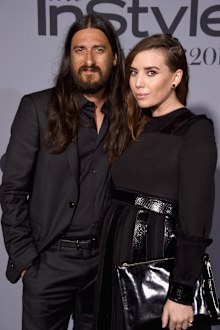Lykke Li and Jeff Bhasker attends the InStyle Awards at Getty Center on October 26, 2015 in Los Angeles, California.