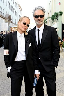 Rita Ora and Taika Waititi at Vogue World: Hollywood 2025 at Paramount Studios on October 26, 2025 in Los Angeles, California. 
