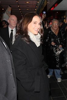 Natalie Portman is seen arriving at the PictureHouse Cinema on February 02, 2026 in London, England. 