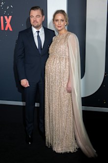 Leonardo DiCaprio and Jennifer Lawrence