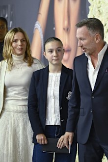 Geri Horner, Olivia Horner and Christian Horner