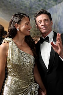 NEW YORK, NEW YORK - MAY 04: (L-R) Sutton Foster and Hugh Jackman attend the 2026 Met Gala celebrating "Costume Art" at the Metropolitan Museum of Art on May 04, 2026 in New York City.  (Photo by Matt Winkelmeyer/MG26/Getty Images for The Met Museum/Vogue)