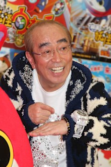Comedian Ken Shimura attends the 'Yo-Kai Watch' movie PR event on December 2, 2014 in Tokyo, Japan. (Photo by Sports Nippon/Getty Images)