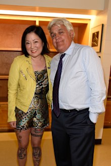 Margaret Cho and Jay Leno