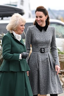 Camilla, the Duchess of Cornwall, and Kate, the Duchess of Cambridge.