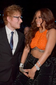 Ed Sheeran and Rihanna 