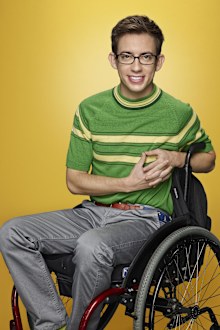 Kevin McHale as Artie Abrams on Glee.