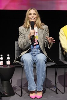 Margot Robbie seen at Warner Bros.' "Barbie" Los Angeles Special Screening at the Academy Museum on January 