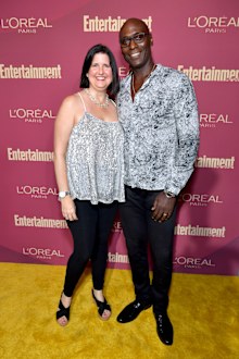 Stephanie Reddick and Lance Reddick attend the 2019 Pre-Emmy Party hosted by Entertainment Weekly and LOreal Paris at Sunset Tower Hotel in Los Angeles on Friday, September 20, 2019.