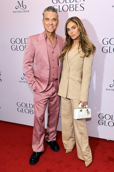 Robbie Williams and Ayda Field