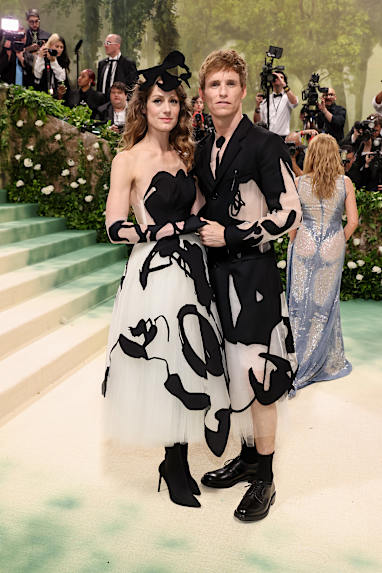 Hannah Bagshawe and Eddie Redmayne