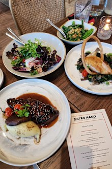 bistro manly tasting menu