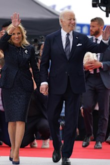 US President Joe Biden and first lady Jill Biden 