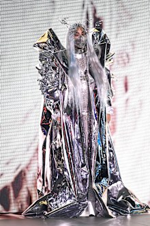 lady gaga silver dress costume 2020 MTV VMAs: Gaga's outfits are a mask-wearing lesson to the world JL-RICHINA-NOIR