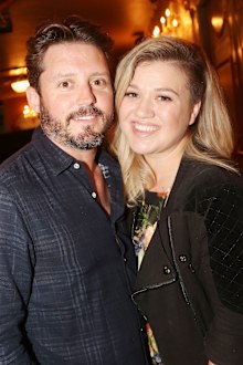 Kelly Clarkson and Brandon Blackstock in 2015.