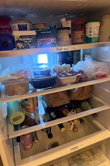 Spring cleaning fridge