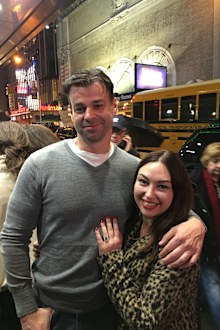 The moment I said yes Natalie Oliveri proposal New York
