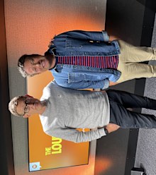 Louis Theroux and Jamie Oliver