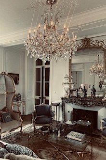 The chateau, just over an hour from Paris, which has been renovated and restored by its Australian owners.