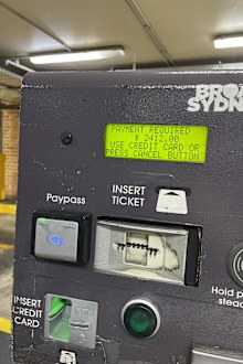 Parking metre overcharge