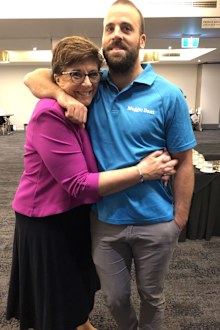 Maggie Dent and son Dr James Dent