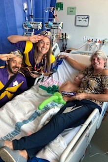 Oliver Guillain-Barre syndrome hospital bed mum