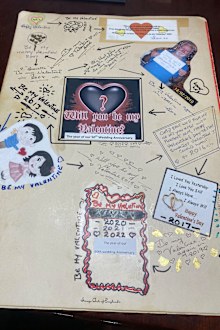 A special note marked the pair's 60th wedding anniversary.