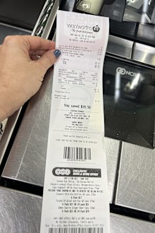 supermarket receipt trick to entice customers to return