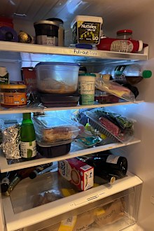 Spring cleaning fridge
