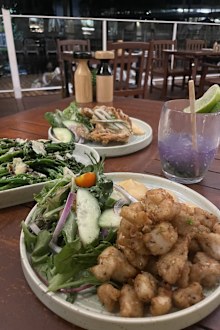 The food at the Hilton Garden Inn Darwin