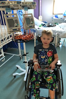 Oliver Guillain-Barre syndrome wheel chair