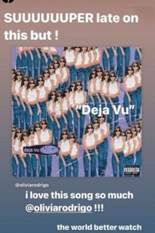 Joshua Bassett praises Olivia Rodrigo.